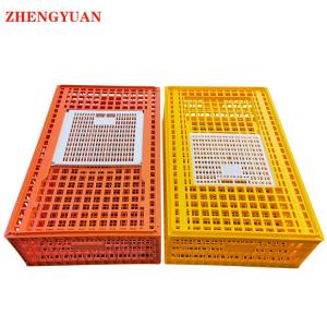 Wholesale chicken feeder: High Quality Plastic Chicken Transport Cage Crate Big Square Box Poultry Cage