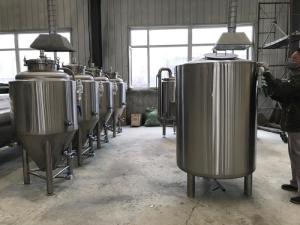 Wholesale small beer brewing equipment: Brewery System 200L Brewery Microbrewing Equipment 2 Vessels Beer Brewing
