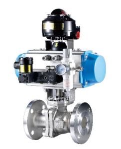 Wholesale solvent media: Pneumatic/Electric/Manual Controlled Metallic O/V-Shaped Cut-Off Ball Valve(ZPR700)
