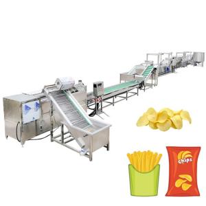 Wholesale automatic fryer: 304 Stainless Steel Fully Automatic French Fries Production Line Potato Chips Production Line