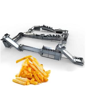 Wholesale frozen potatoe fries: Frozen Fries Making Line Industrial Automatic Potato French Fries Fry Production Line