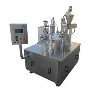 Wholesale semi auto packing machine: Rotary Cup Filling and Sealing Machine