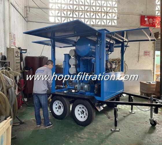 Sell Mobile Trailer Transformer Oil Filtration Plant, Movable Insulation Oil Pur