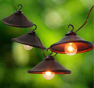 Wholesale csa: Garden Decorative G40 Bronze Cafe String Light 8ct