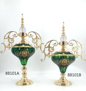 Wholesale household: Household Green Ceramic Candelabra Decorating Candle Holders