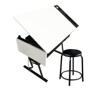 Wholesale storage stool: Adjustable Drawing Rolling Drafting Table Art Craft Desks