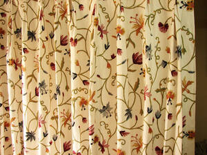 Wholesale curtains: Crewel Curtain