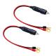 12V Car Lighter Male Plug To Quick Disconnect Eyelet Terminal Harness Extension Charging Cord Cable
