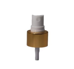 Wholesale pump sprayer: 24/410 Aluminum Golden Pump Sprayer Perfume Bottle Pump Cap Plastic Cream Bottle Pump