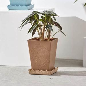 Wholesale Flower Pots & Planters: Artificial Decorative Indoor Rectangular Plastic Flower Pot