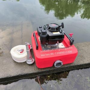 Wholesale fire fighting equipment: 5.5HP Portable Floating Fire Boat Pumps Hongda Vertical Engine Water Supply Pumps