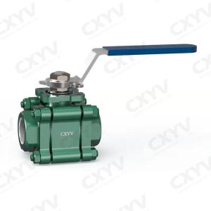 Wholesale o ring material: 3PC Floating Ball Valve