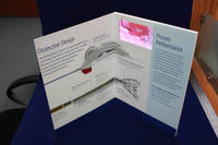 Sell Video mailer/video brochure/Greeting Card ,a gift LED video brochure 