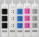 2500W Flat Electrical Socket Universal Fireproof Power Strip with USB