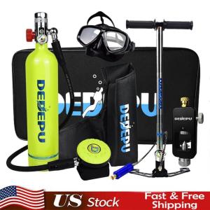 Wholesale tanks: DIDEEP DIDEEP X4000Pro 1L Scuba Diving Tank Snorkel Equipment Leisure Outdoor Swimming Spare Oxygen