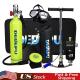 DIDEEP DIDEEP X4000Pro 1L Scuba Diving Tank Snorkel Equipment Leisure Outdoor Swimming Spare Oxygen