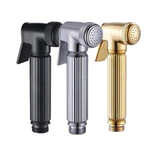Wholesale make up brushes: Brass Chrome/Black/Gold Handheld Toilet Bidet Spray Shower Set Kit