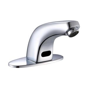 Wholesale water stop: Touchless Infrared Sensor Faucet with Chrome Finish for Bathroom Hygiene