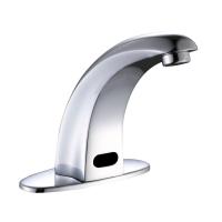 Touchless Infrared Sensor Faucet with Chrome Finish for Bathroom Hygiene 2