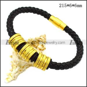Wholesale leather bracelets: Stainless Steel Bangle- Zuobisi Jewelry