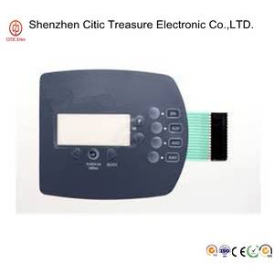 Wholesale pvc membrane: Digital PC  PVC  PET Membrane Switch Keyboard with Multiple PIN Connector