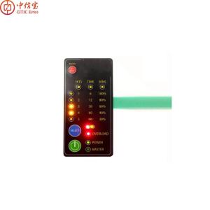 Wholesale led tactile switches: Backlight Button Membrane Keyboard Embedded LED Indicator