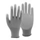 White Black  Grey PU Coated Nylon Gloves