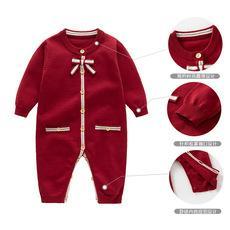 Wholesale baby: Baby Clothing Autumn and Winter Knitted Sweater Sweater Sweater College Style Girl Baby Creeper Cute