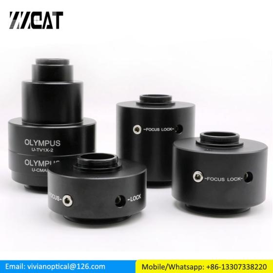 1X 0.5X 0.35X Microscope Adapters C-mount Lens Photographic CCD Camera