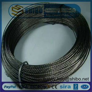 Wholesale tungsten filament: 0.76mm Twisted Tungsten Wire in Making Coiled and Filaments