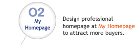 Design professional homepage  at My Homepage and attract buyers.