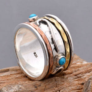 Silver Spinner Ring
