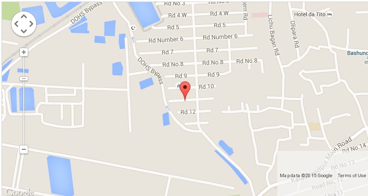 Company location map of Turban Trading Co., 