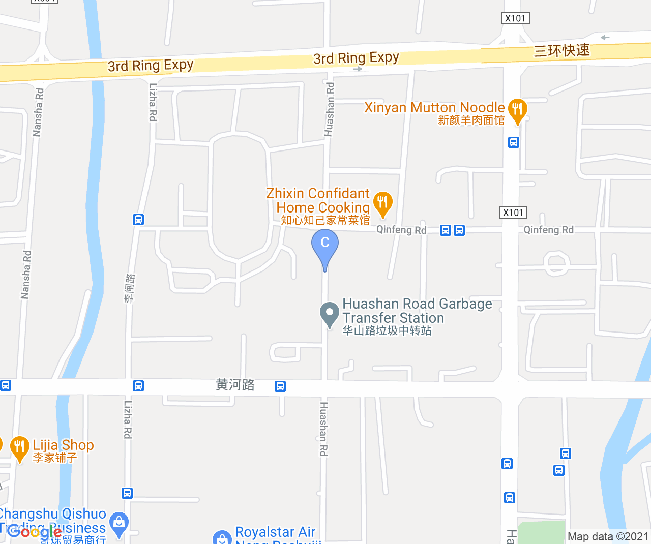 Company location map of Changzhou Amc Flex Technology Co Ltd
