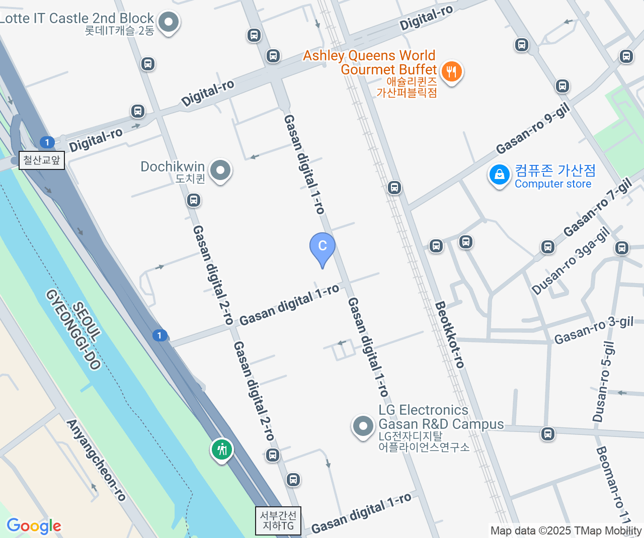 Company location map of AMPLE MONSTER Inc.