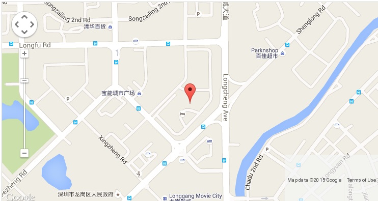 Company location map of Ao-Electronics
