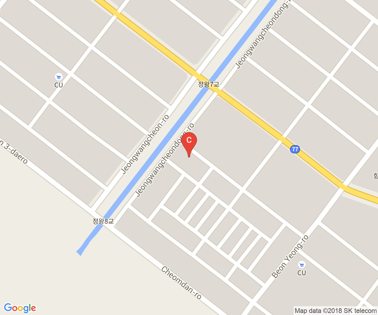 Company location map of AUTOPRO-UP Co., Ltd