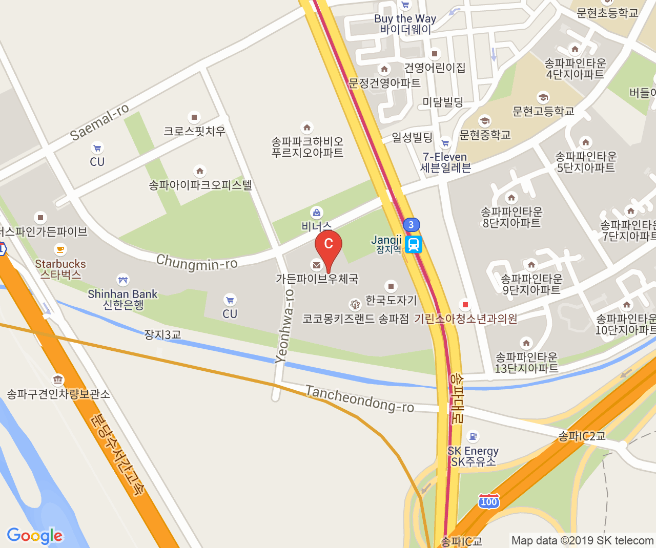 Company location map of ASKorp Co., Ltd.