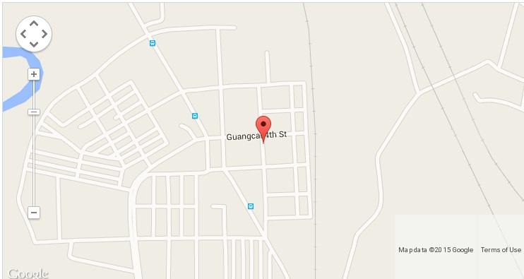 Company location map of Xiangyang City Hundred Shield Coating Material Co.,Ltd