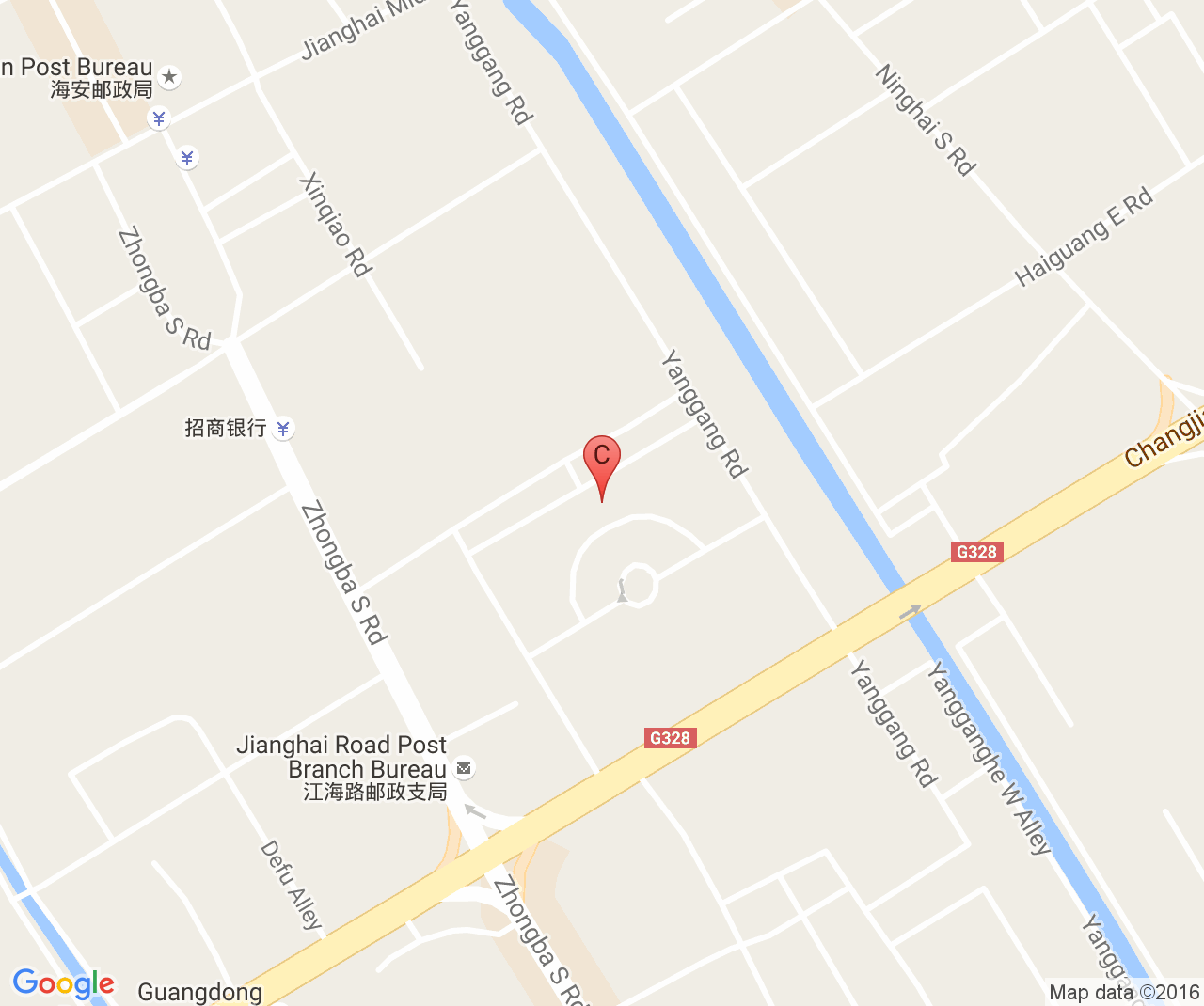 Company location map of Jiangsu Baixie Precision Forging Machinery Co.,Ltd