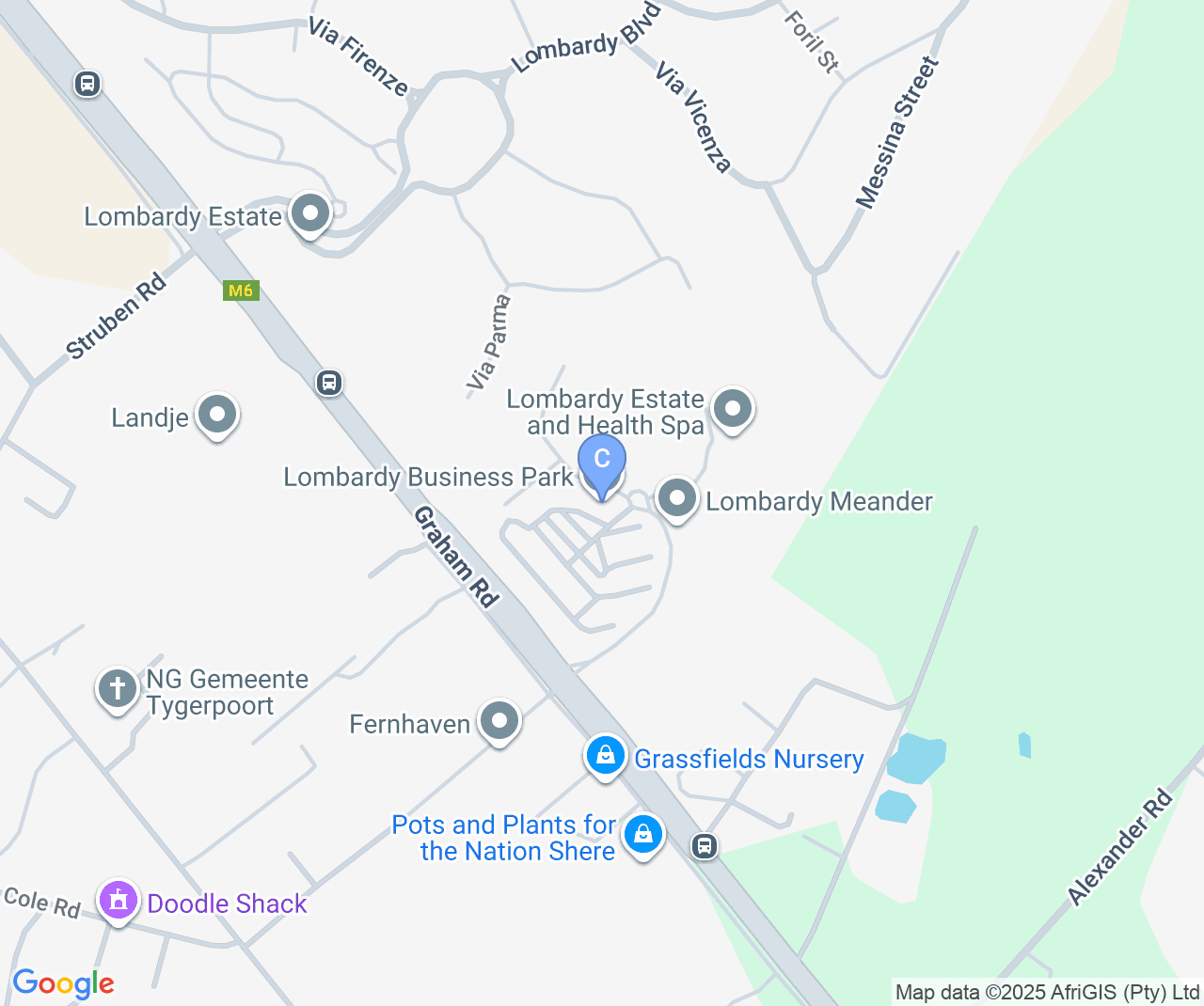 Company location map of Biz Evolution