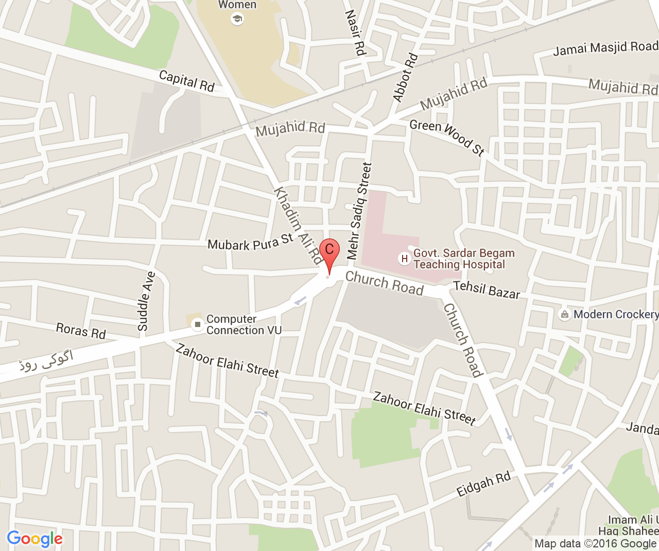 Company location map of Custom Made Leather Collection 