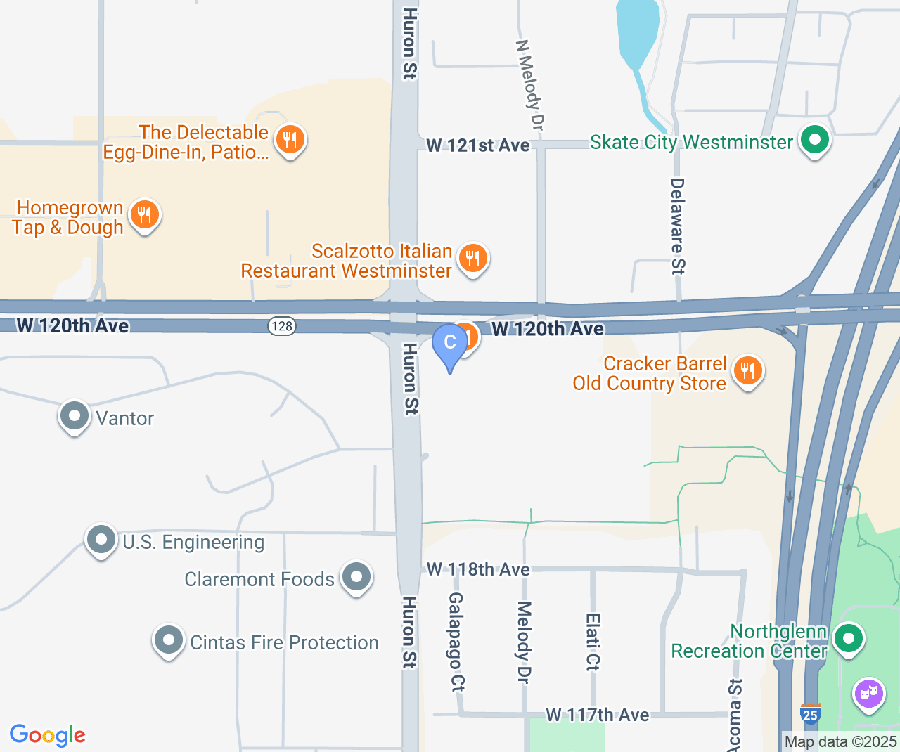 Company location map of Creation Nails