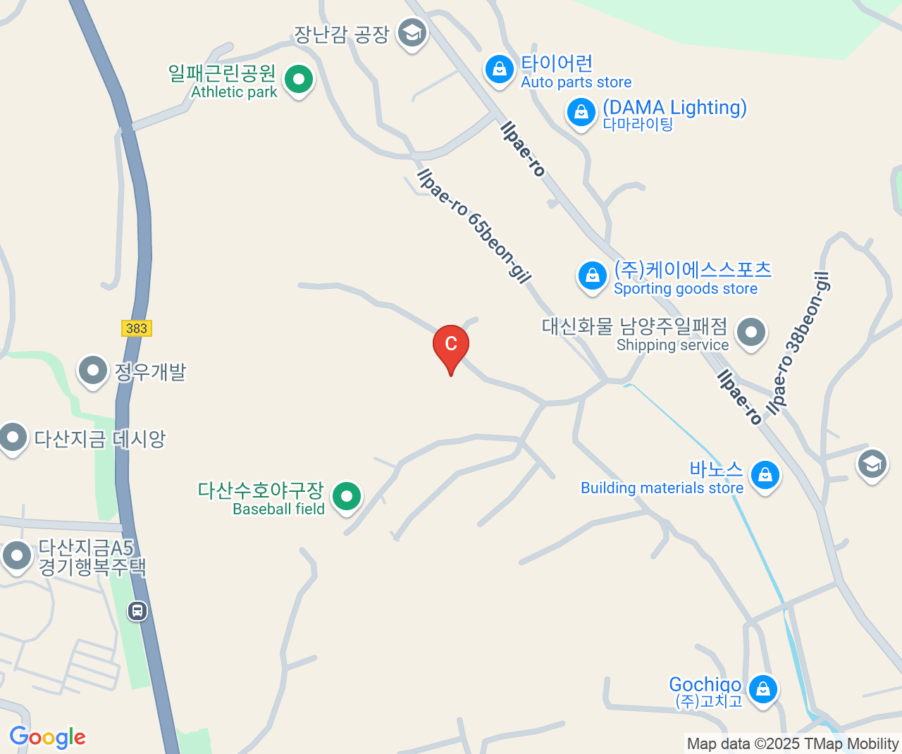Company location map of Dae Dong Co., Ltd.