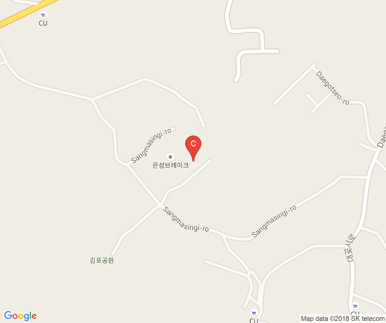Company location map of Daehan Water Meter Co.,Ltd