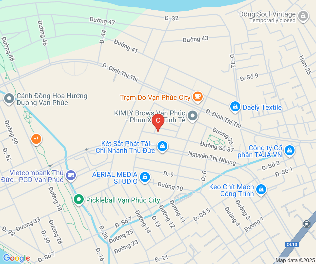 Company location map of Dotea Limited Company