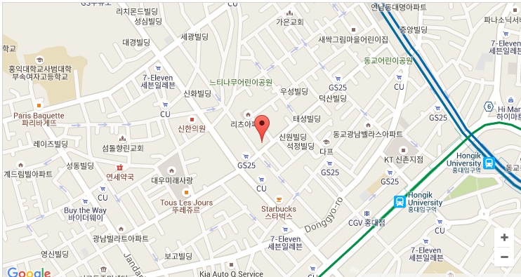 Company location map of DONGYANG PARK Co., Ltd.