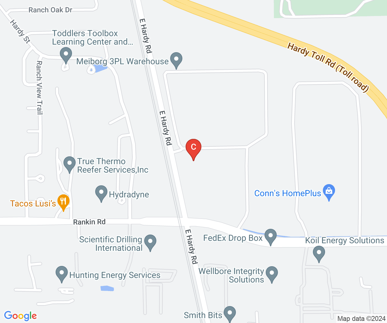 Company location map of E-Cycle Hub
