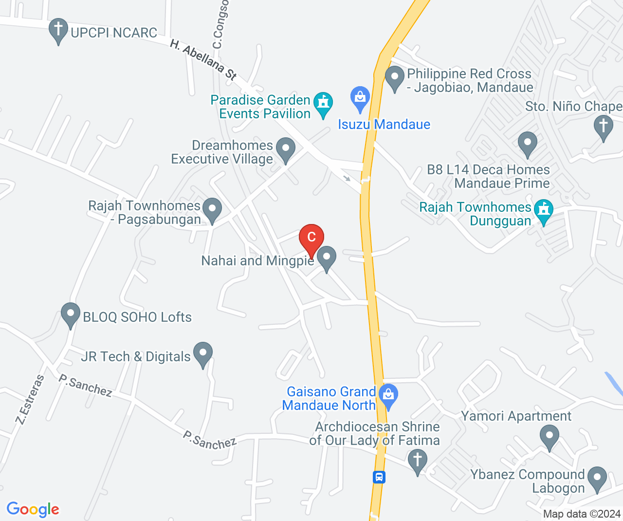 Company location map of All-flex Marketing & Industrial Sales