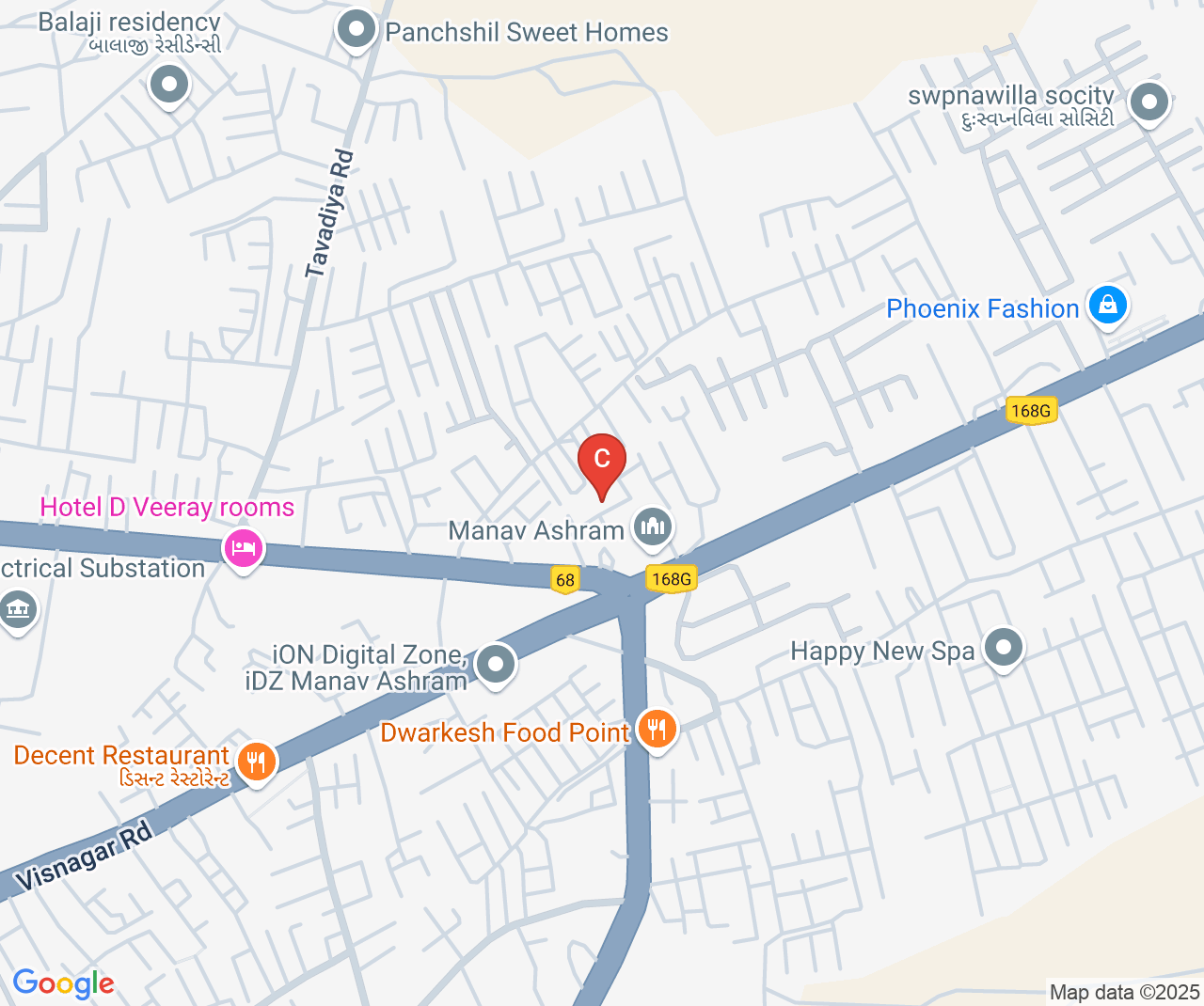 Company location map of Great Gaurav Import & Export Pvt. Ltd